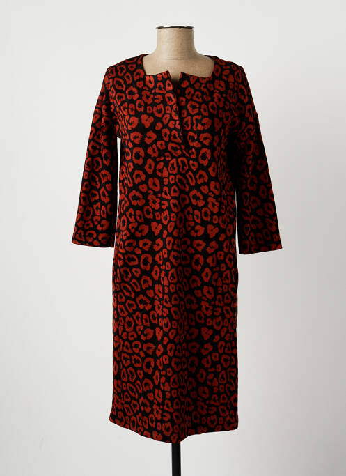 Robe pull marron LA FEE MARABOUTEE femme