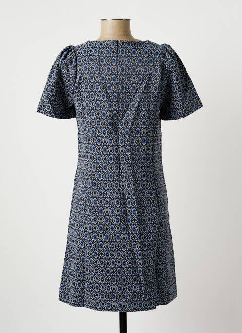 Robe mi-longue bleu LA FEE MARABOUTEE femme