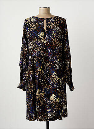 Robe mi-longue manches longues manches longues noir LA FEE MARABOUTEE femme