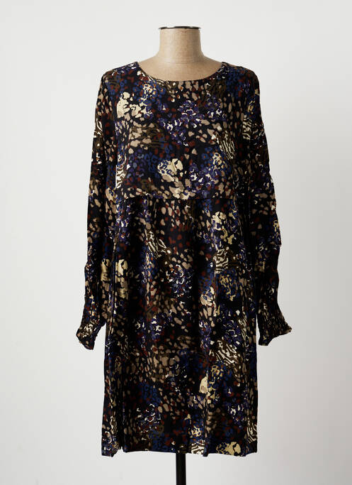 Robe mi-longue noir LA FEE MARABOUTEE femme