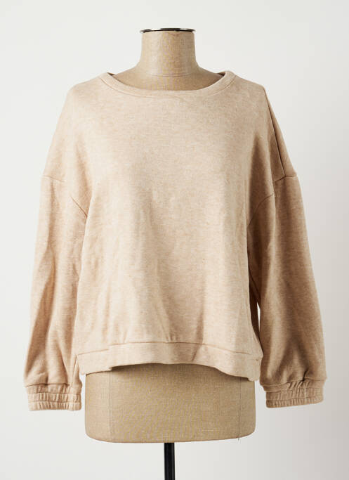 Sweat-shirt marron LA FÉE ATELIER BY LA FÉE MARABOUTÉE femme