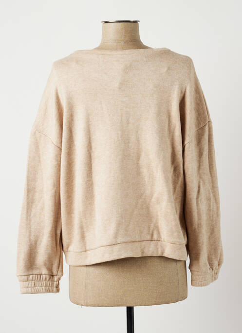 Sweat-shirt marron LA FÉE ATELIER BY LA FÉE MARABOUTÉE femme