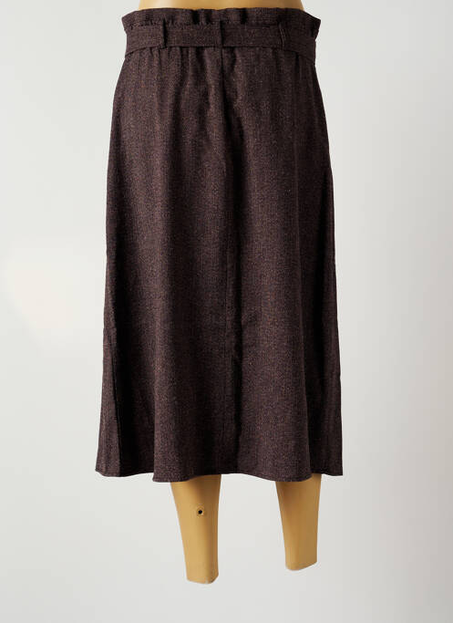 Jupe longue marron LA FEE MARABOUTEE femme