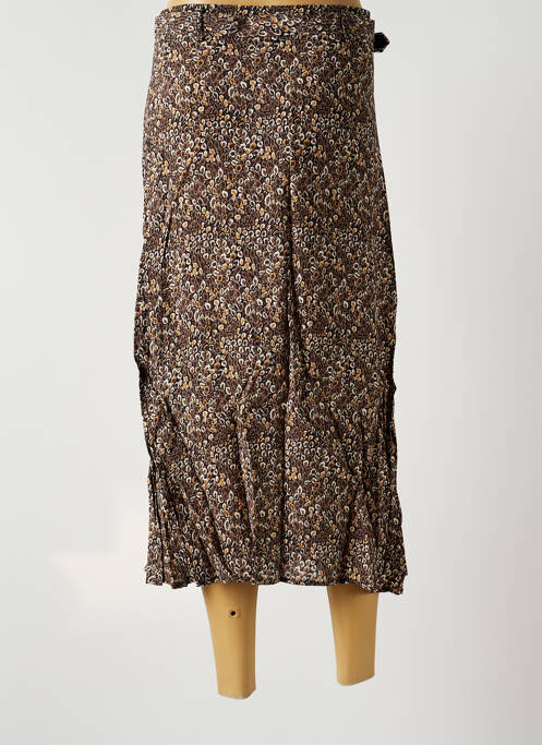 Jupe longue marron LA FEE MARABOUTEE femme