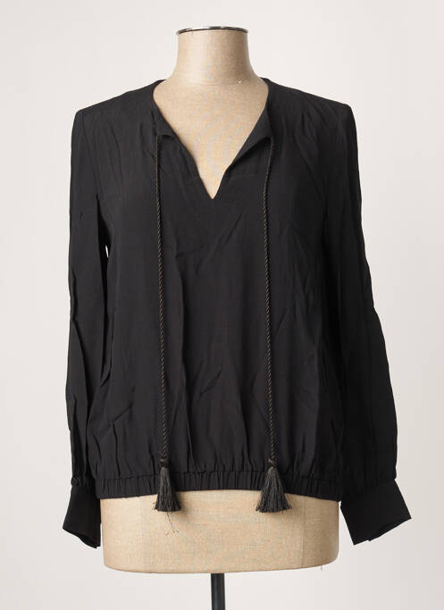 Blouse manches longues manches longues noir LA FEE MARABOUTEE femme