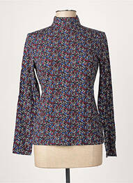 T-shirt manches longues manches longues bleu LA FEE MARABOUTEE femme