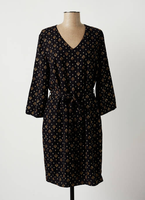 Robe mi-longue noir LA FEE MARABOUTEE femme