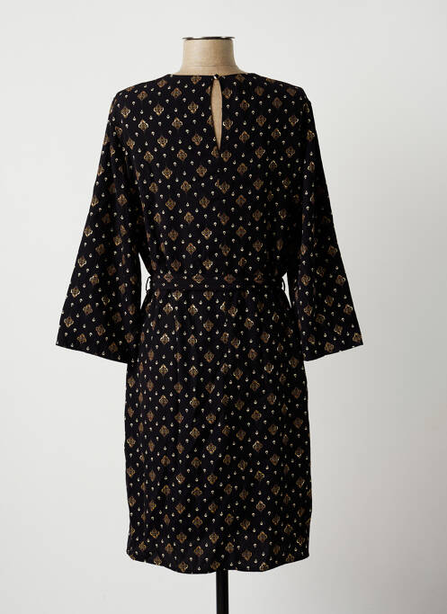 Robe mi-longue noir LA FEE MARABOUTEE femme