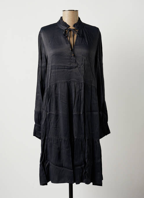 Robe mi-longue gris LA FEE MARABOUTEE femme