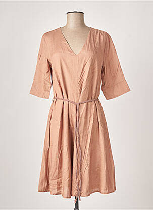 Robe courte manches courtes manches courtes rose CREAM femme