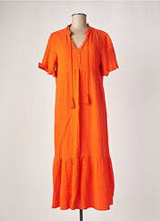 Robe mi-longue orange CHERRY PARIS pour femme seconde vue