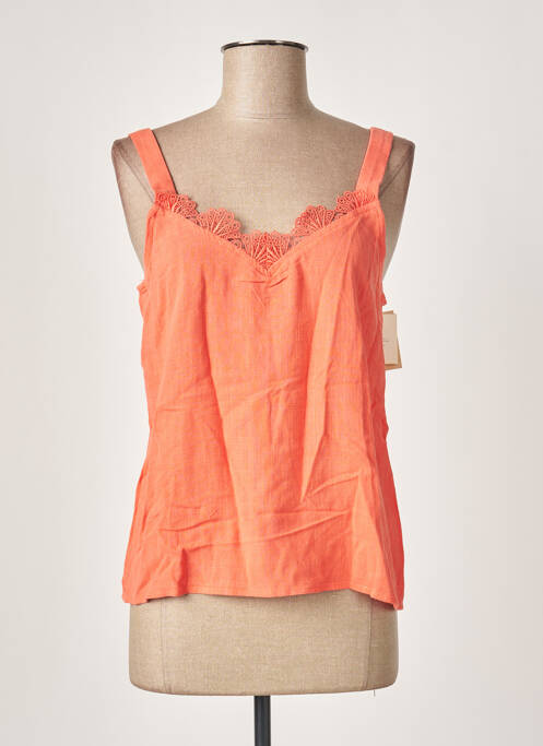 Top orange CHERRY PARIS pour femme