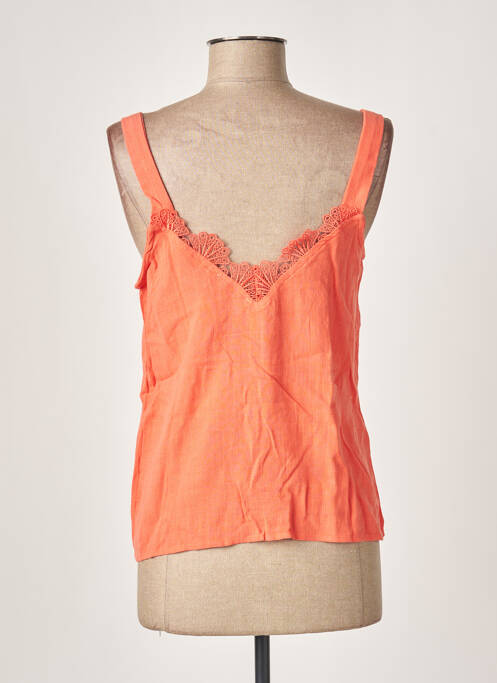 Top orange CHERRY PARIS pour femme