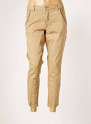 Pantalon 7/8 beige CREAM pour femme