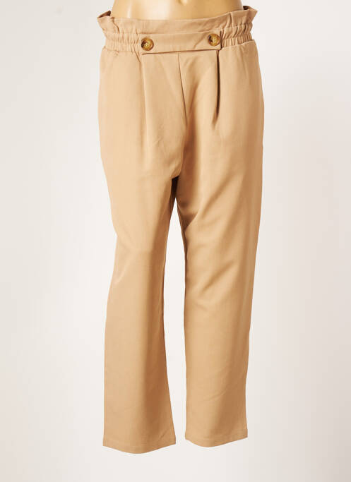 Pantalon droit beige CHERRY BEACH pour femme