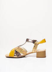 Sandales/Nu pieds jaune SWEET pour femme seconde vue