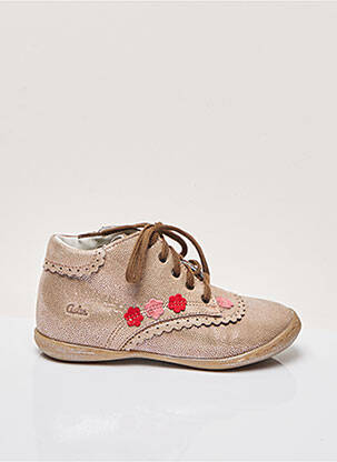 Bottines/Boots beige ASTER pour fille