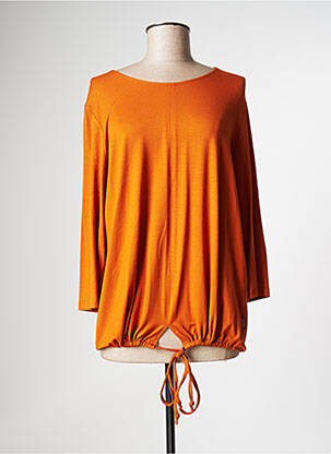 T-shirt orange ADELINA BY SCHEITER pour femme