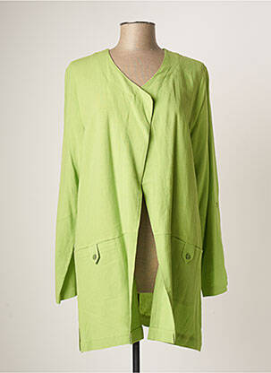 Veste casual vert CHALOU pour femme