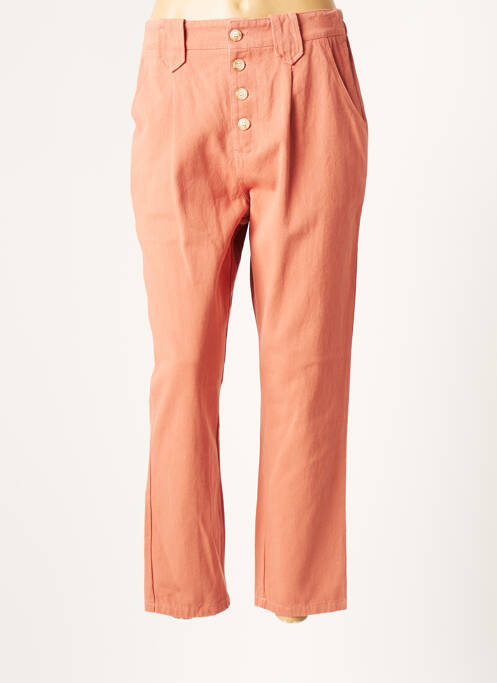 Pantalon 7/8 taille normale taille normale rose EMI-JO femme