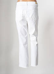 Jeans coupe droite blanc CRISTINA BARROS pour femme seconde vue