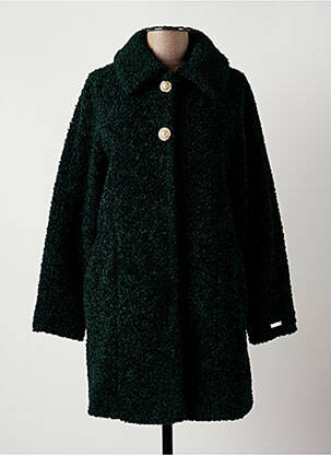 Manteau long vert CRISTINA BARROS pour femme