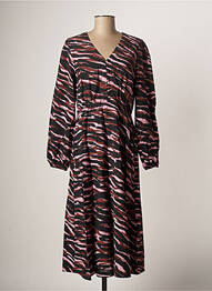 Robe longue manches longues manches longues noir B.YOUNG femme