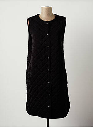 Gilet sans manche poches noir SIGNATURE femme