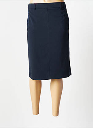 Jupe mi-longue stretch bleu DIANE LAURY femme