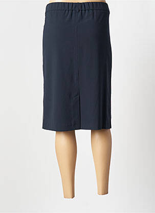 Jupe mi-longue stretch bleu DIANE LAURY femme