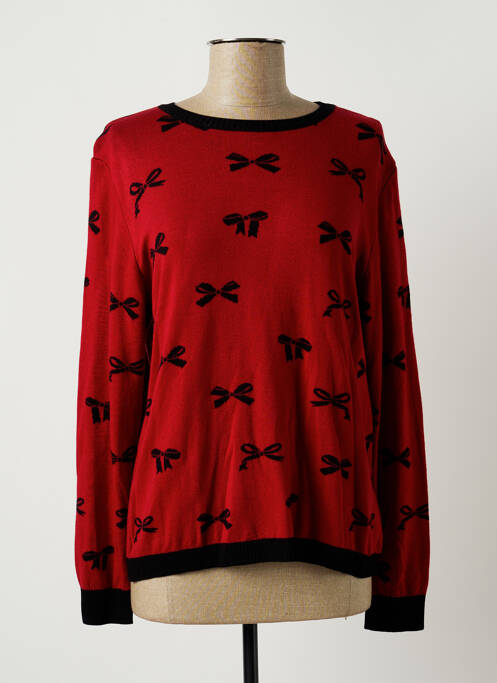 Pull rouge ELEONORA AMADEI pour femme