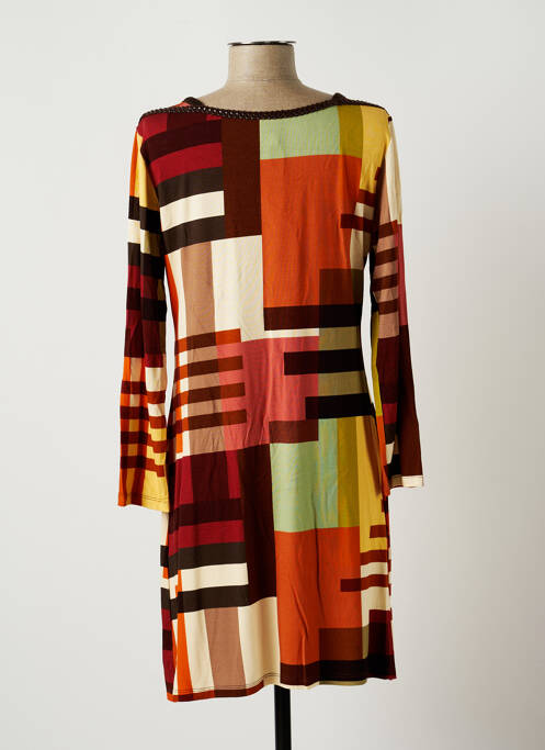 Robe courte orange LO! LES FILLES pour femme