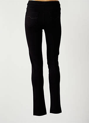 Pantalon slim taille élastique taille normale noir BARILOCHE femme