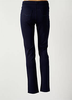 Pantalon slim taille élastique taille normale bleu BARILOCHE femme
