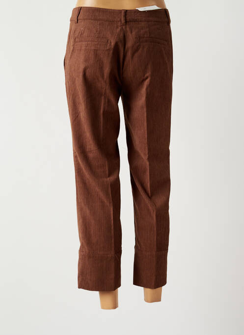 Pantalon 7/8 stretch taille normale marron BETTY BARCLAY femme