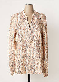 Blouse poignets boutonnés avec fente manches longues rose TINTA STYLE femme