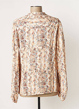 Blouse poignets boutonnés avec fente manches longues rose TINTA STYLE femme