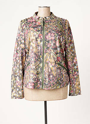 Veste casual poches vert REVER MILE femme