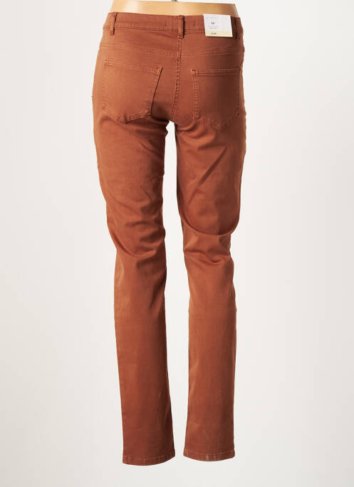 Pantalon slim marron BETTY BARCLAY pour femme