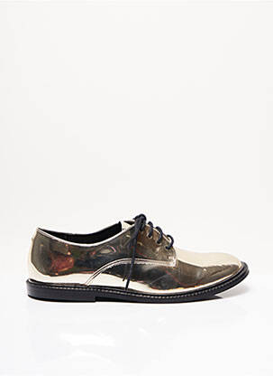 Derbies type de semelle amortissante chiquet jaune BONTON fille