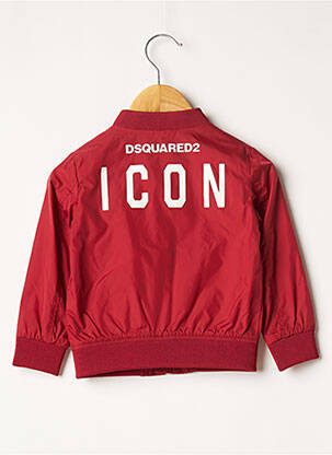 Blouson poches rouge DSQUARED garcon