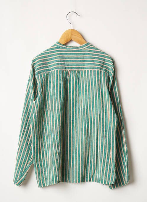 Chemise manches longues vert BONTON pour garçon