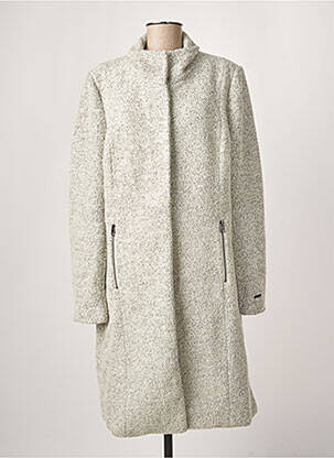 Manteau long gris GARCIA pour femme