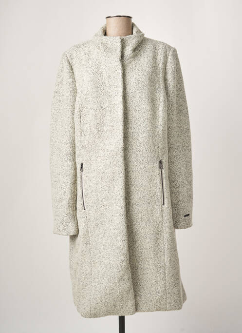 Manteau long gris GARCIA pour femme