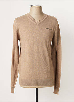 Pull beige TEDDY SMITH pour homme