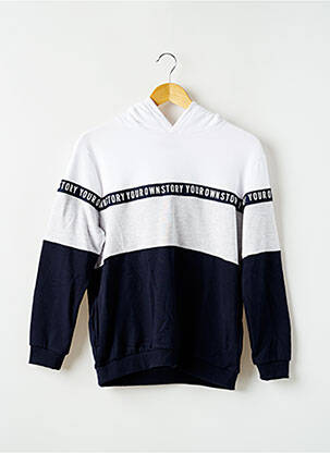 Sweat-shirt à capuche bleu NUKUTAVAKE pour garçon