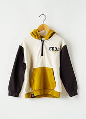 Sweat-shirt à capuche jaune MAYORAL pour garçon seconde vue