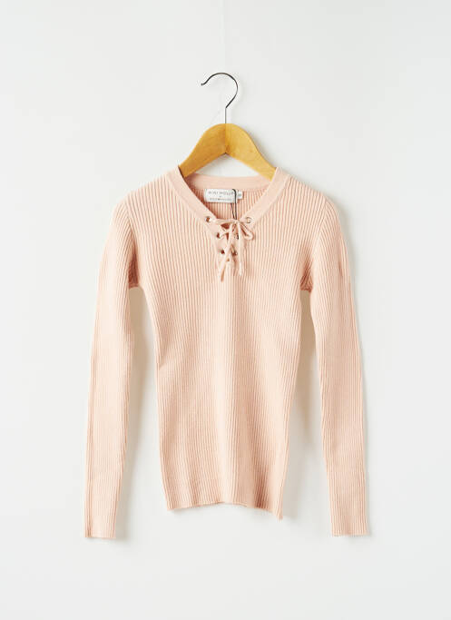 Pull rose MINI MOLLY pour fille