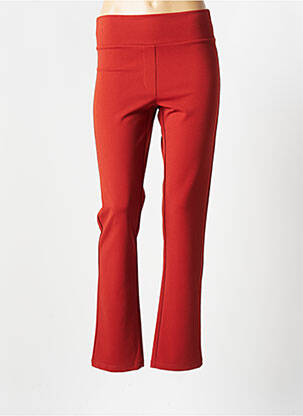 Pantalon droit orange NIJII pour femme