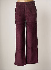 Pantalon large violet ELEMENT pour femme seconde vue